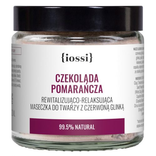 Czekolada Pomarańcza. Rewitalizujaco – relaksująca maseczka z glinki z Iossi