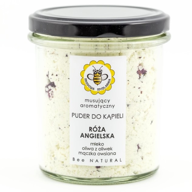Puder do kąpieli RÓŻA ANGIELSKA od Miodowa Mydlarnia