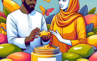 Masło mango. Kosmetyki z zawartością masło mango. Korzyści i zastosowanie. Naturalne i wegańskie.