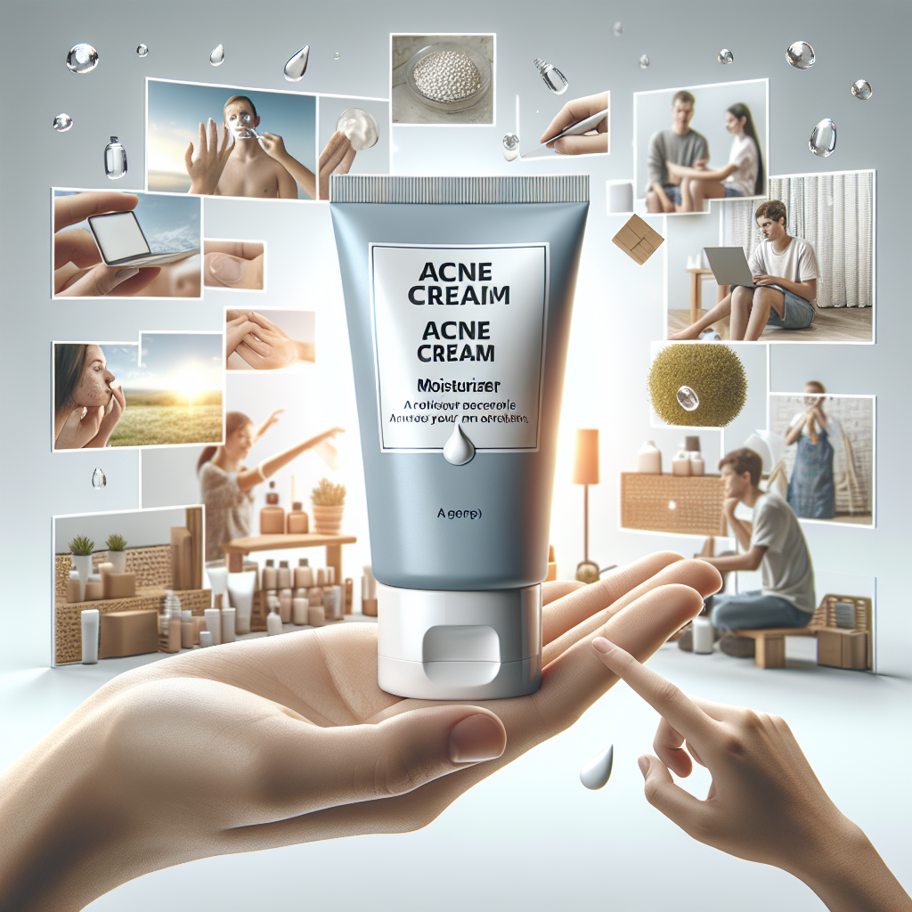 Krem nawilżający do cery mieszanej trądzikowej