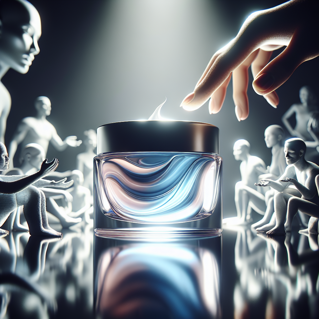 Krem do twarzy w szkle